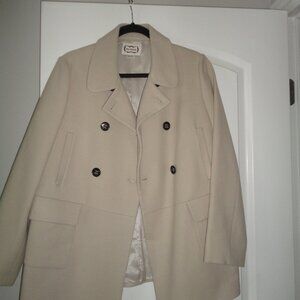 AGNONA/women's jacket/double breasted/Made in Italy/Ecru/EUR 42/M